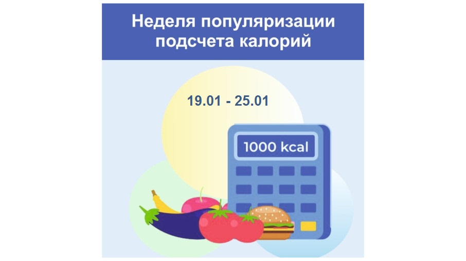 Неделя популяризации подсчета калорий